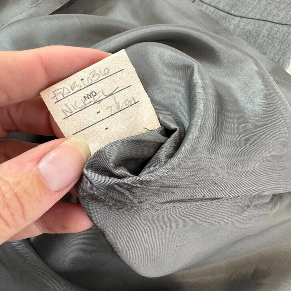 Lafayette 148 Women's Pleated Pockets Skirt A-Line Side Zipper Gray Size 4 - Picture 11 of 12